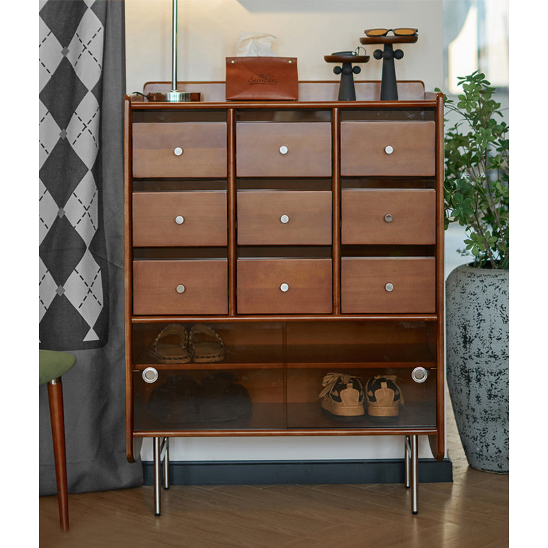 Commode d'appoint moderne à grande capacité
