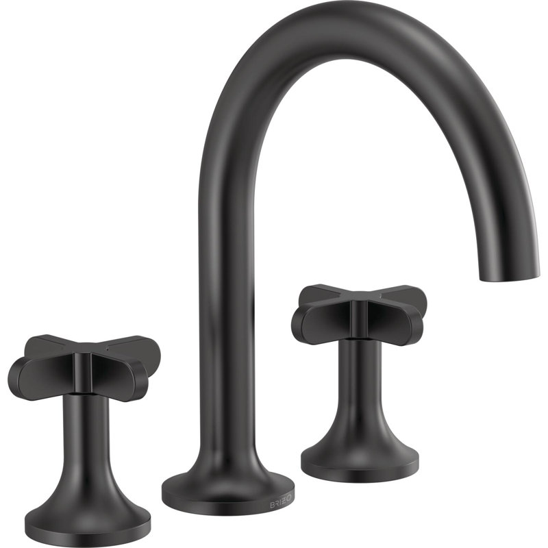 Brizo Jason Wu for Brizo™: Roman Tub Faucet--Matte Black, Cross