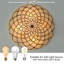Plafonnier encastré 4 lumières 19,7 po Tiffany