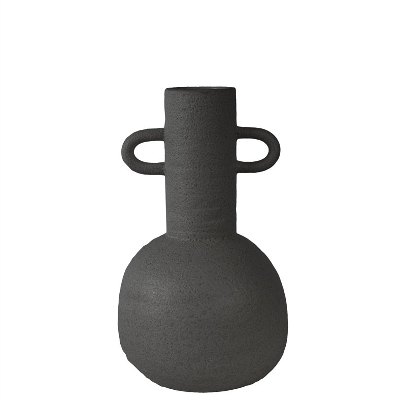 Vase de table en céramique Kelia, Noir