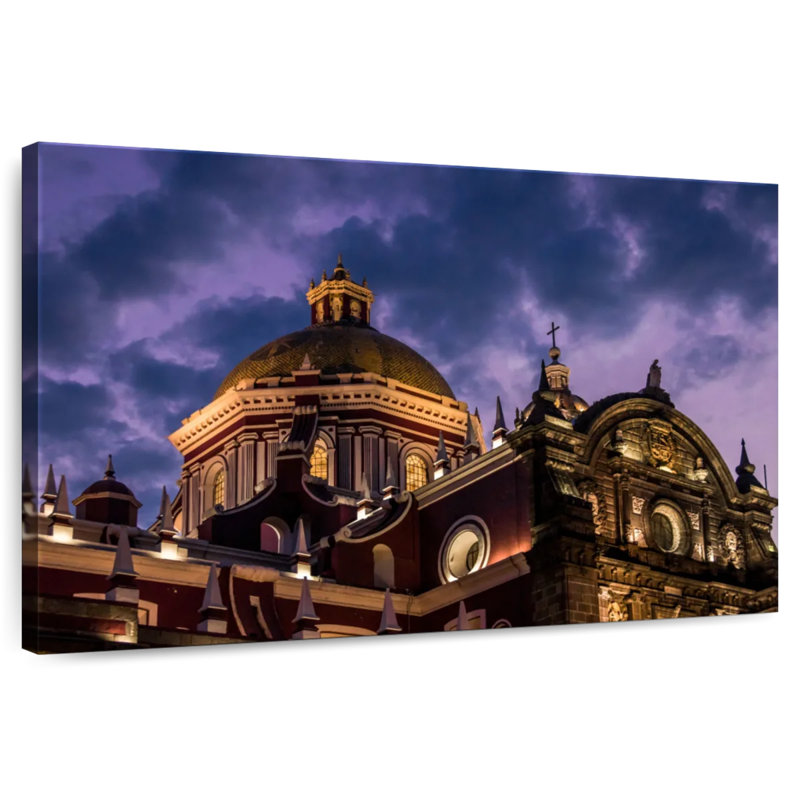 Adella Puebla Cathedral, 20" H x 30" W