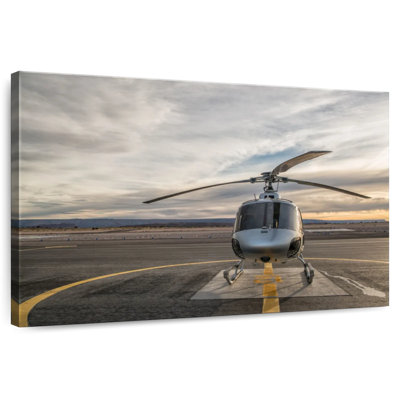 Mehar Helicopter On Helipad
