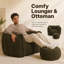 Fauteuil à billes avec repose-pieds Modern-261219414