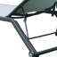 Ensemble de chaises longues d'extérieur en alliage d'aluminium avec table