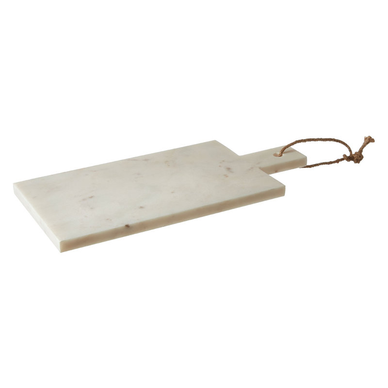 Harmond Marble Chopping Board, 44 cm W x 21 cm L, Cream