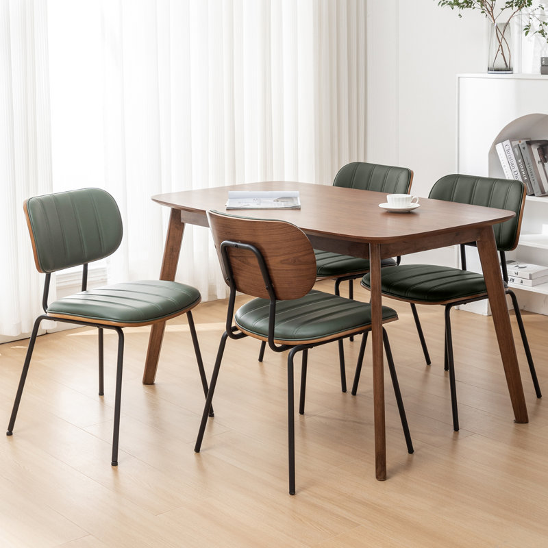 Laykyn Upholstered Dining Chair, Green
