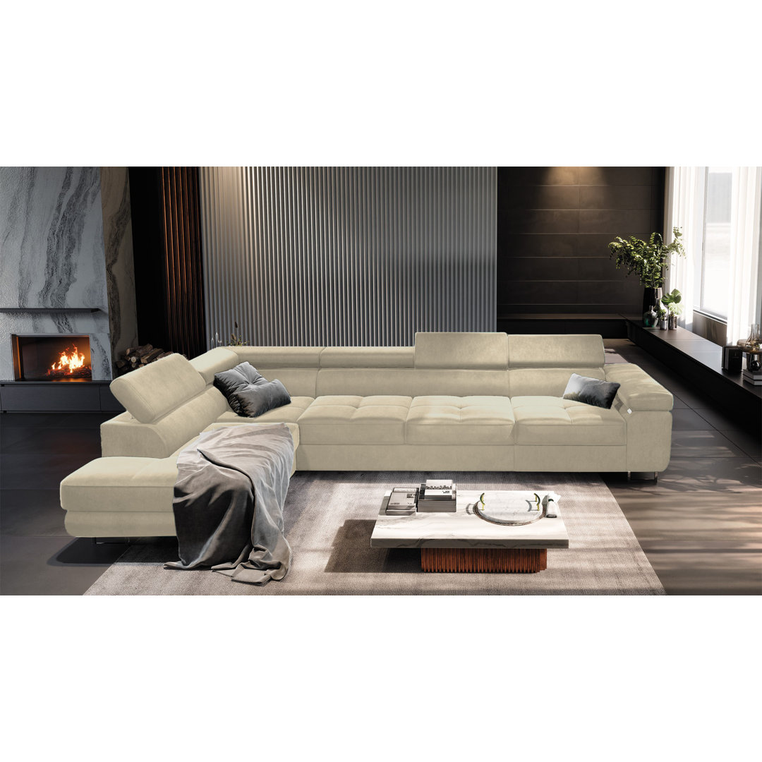 Ecksofa Escanaba mit Bettfunktion