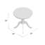 Table de salle à manger ronde classique 30 po Classic-1328360581-1212834664