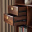 Bibliothèque classique pour meubles en bois massif