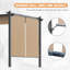 Pergola en aluminium avec auvent Aoodor-86865223-97922609