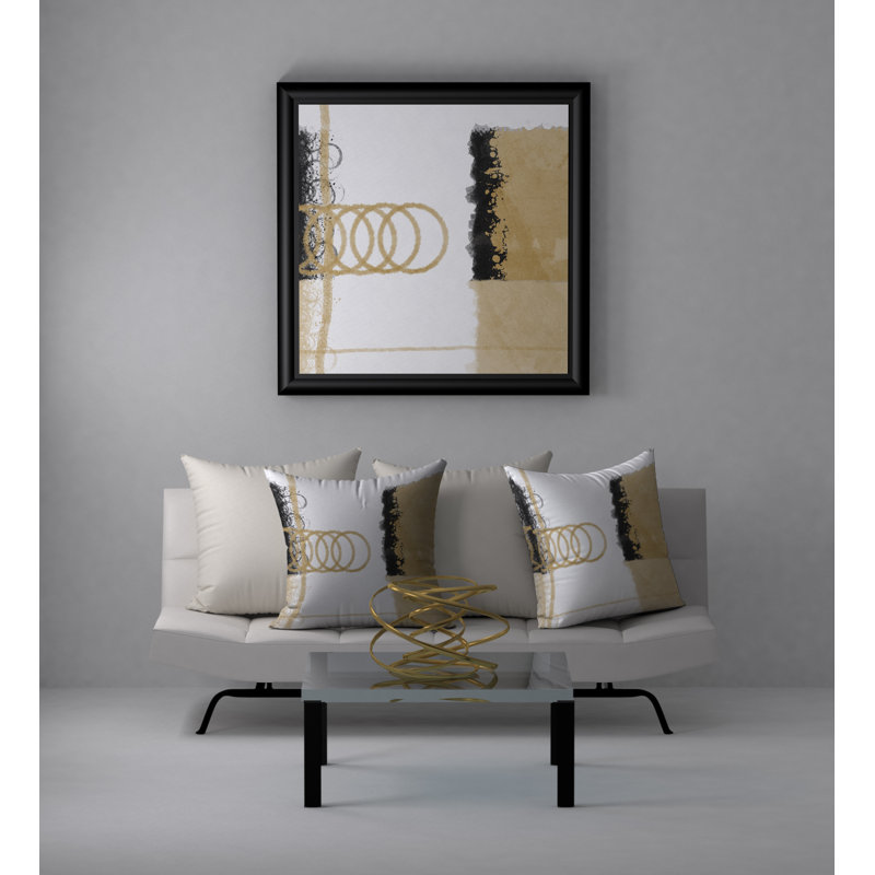 Housse de coussin carrée incroyable Wealth, 24 po x 24 po