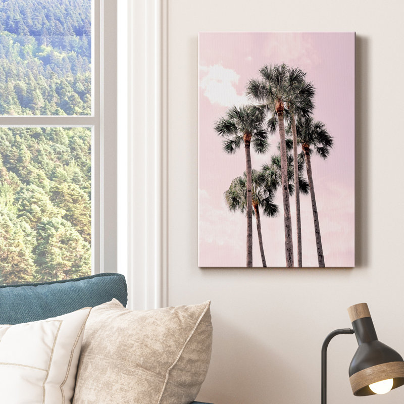 «Pink Tropics», reproduction de photo sur toile tendue, H 12 po x l 8 po x P 1 po