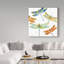 Art mural sur toile tendue - "Dragonfly Bliss 1" par Jean Plout pour décoration de salon, de chambre à coucher ou de bureau - 14 x 14-30360210
