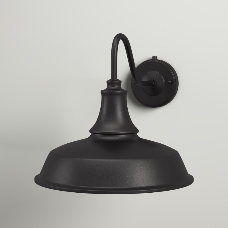 Gunnora Steel Wall Light, 9" H x 9" W x 13.25" D, Dark Bronze