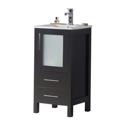 16" Single Bathroom Vanity with Sink