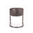Guzman 20'' H Genuine Leather Upholstered Metal Armchair-80047500