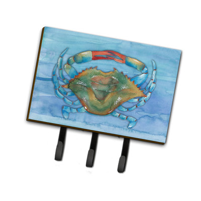 Metal Wall Organizer with Key Hooks