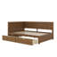  Lit de jour simple en bois Danaeja avec 2 tiroirs et garde-corps rustique-448999838