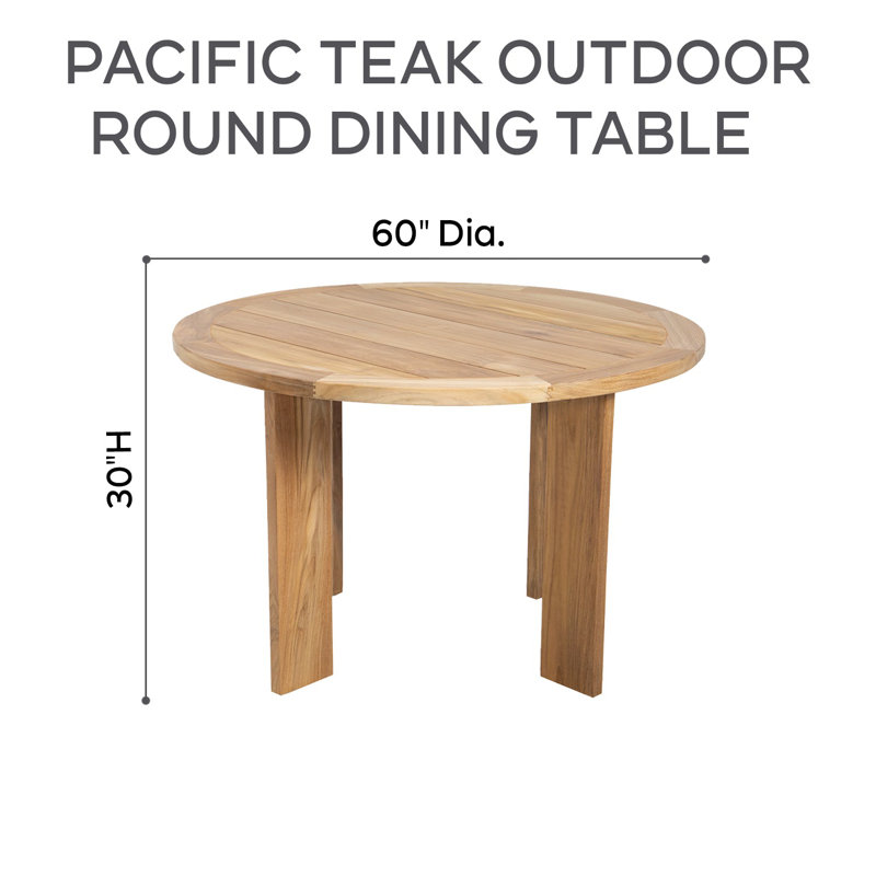 Pacific 7 - Piece Dining Set, Coal, 30.5" H x 60" L x 60" W