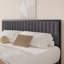Metal Platform Bed Frame With Upholstered Headboard And Footboard, Heavy Duty Steel Slats Platform Bed, No Box Spring Needed-906288310-912214696