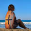 Grande serviette de plage Cross Sunset