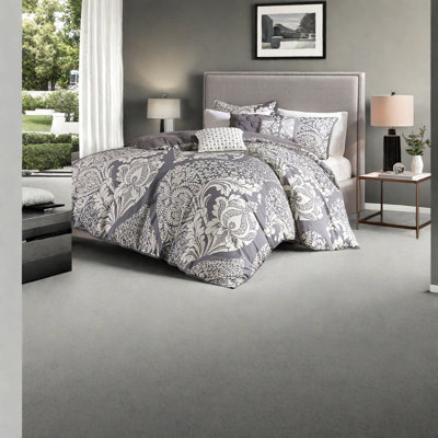 Ensemble de literie en coton élégant, mélange de polyester, décoration de chambre contemporaine