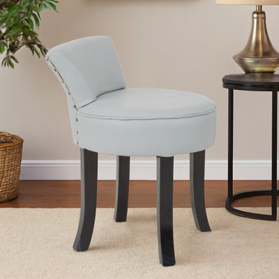 Natalie Leather Barrel Chair