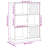 Red Barrel Studio® Bookcase VIGO 35.4"X13.8"X45.1" Solid Wood Pine-1023959072