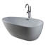 Baignoire de trempage autoportante 59 po. x 29,5 po. Capsule