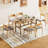 47"W Rectangular Kitchen Room Table-145527921-145527918