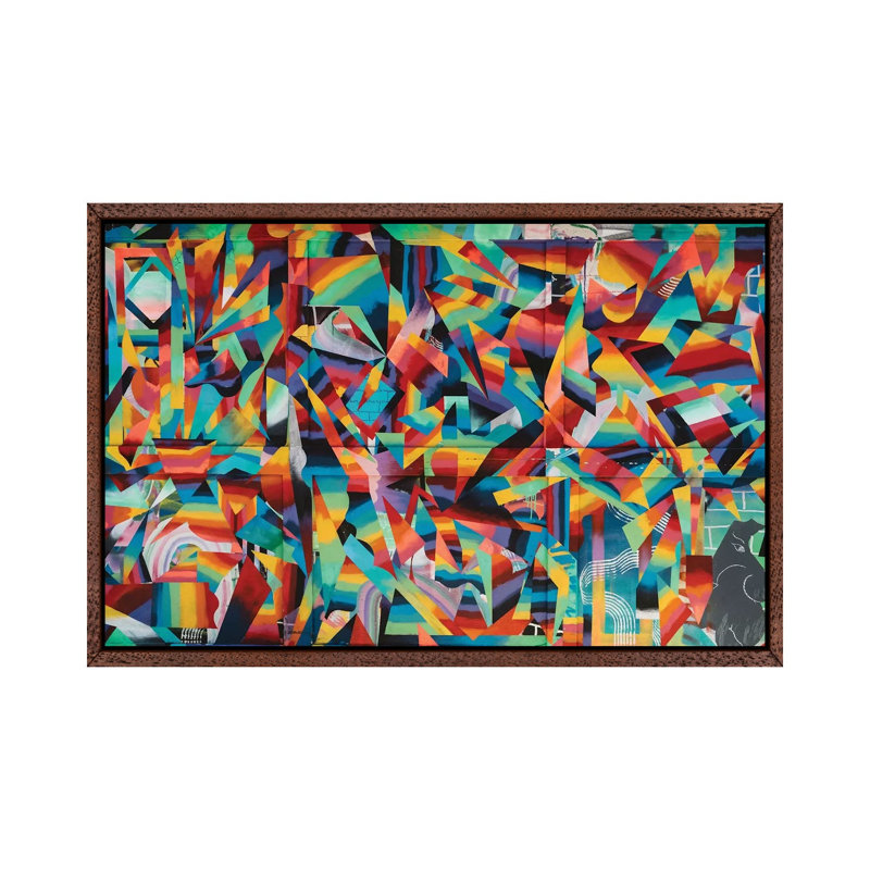San Francisco IV by Bethany Young - Print on Canvas, Classic Brown Wood Framed, 66.04cm H x 101.6cm W x 3.81cm D