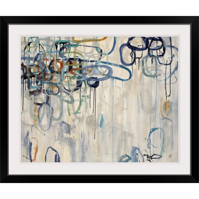 'Pearl wise II' Fuze Painting Print