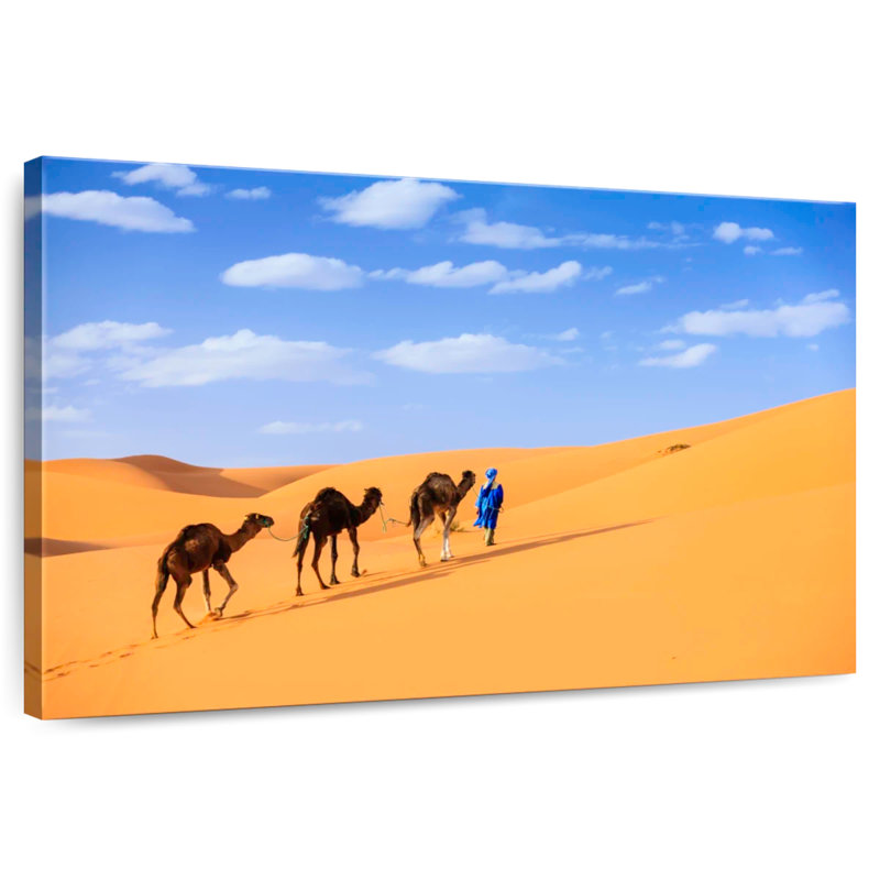 Brampt Traveling Camels, 30'' H x 45'' W