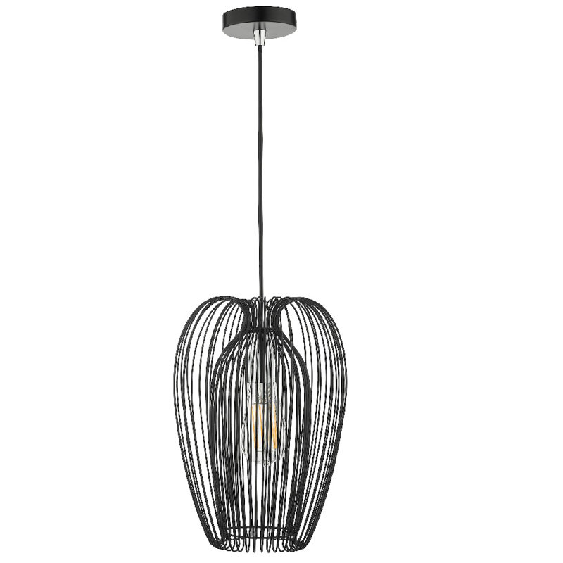 Assanti 1 - Light Matt Black Single Pendant