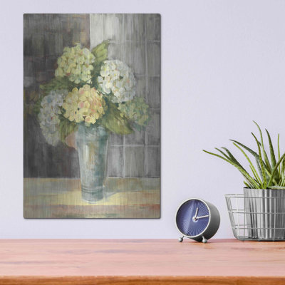 «Yellow Hydrangea Gray» par Carol Rowan