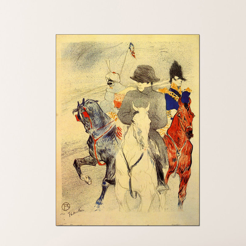 Henri De Toulouse-Lautrec - Wrapped Canvas Print, 120cm H x 90cm W x 1.8cm D