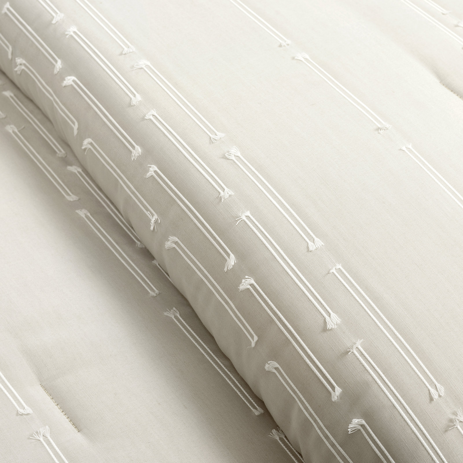 Williams Comforter Set, Queen Comforter, Beige