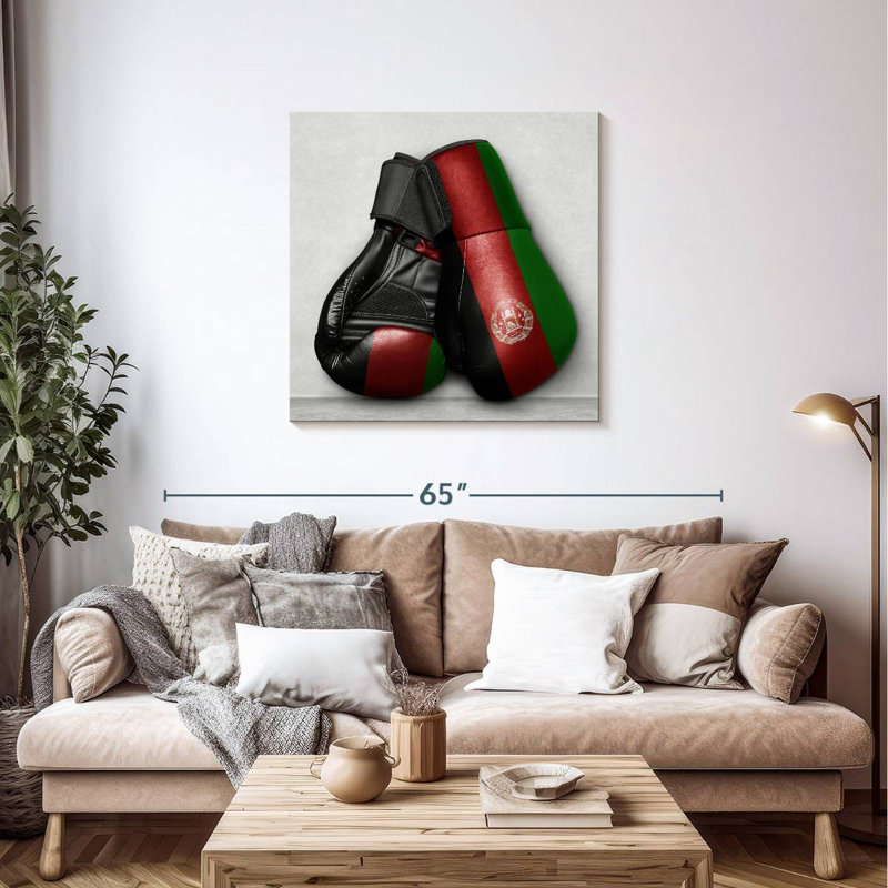 Sireci Afghan Boxing Gloves, 36" H x 36" W