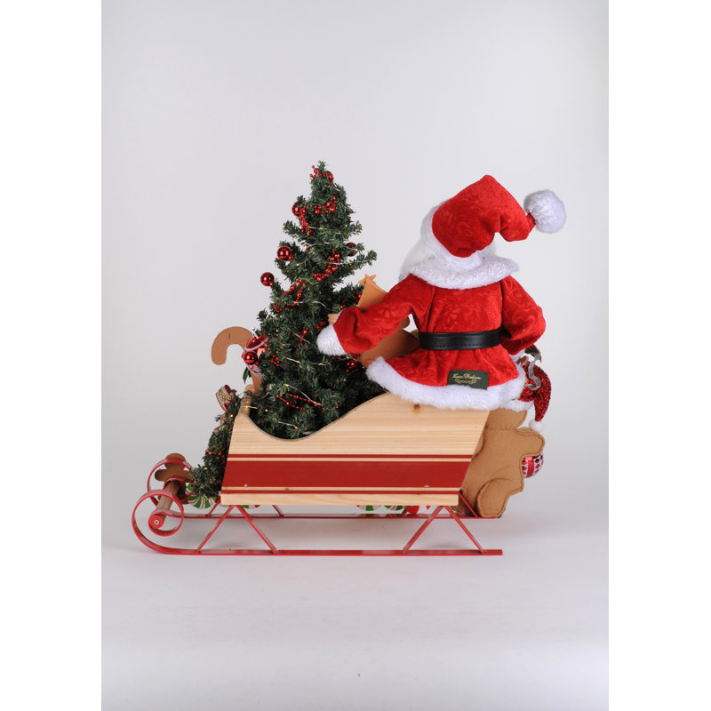 Lighted Gingerbread Bakery Sleigh