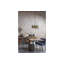 Solid Wood Top Metal Base Dining Table