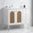 36" Bathroom Vanity With Ceramic Basin-478967697