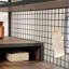 Bureau en L, finition brune