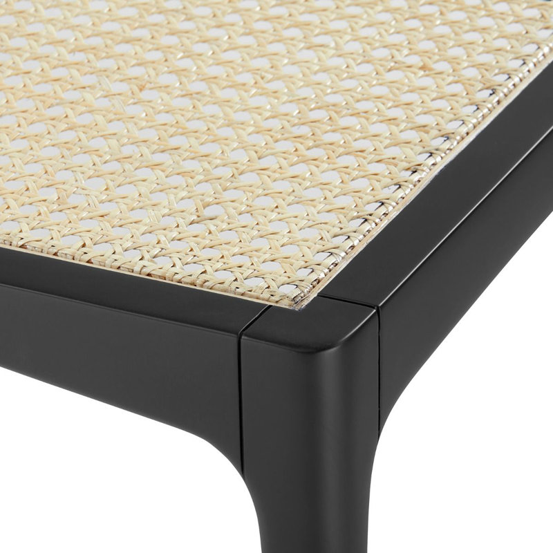 Iris Accent Stool, Black