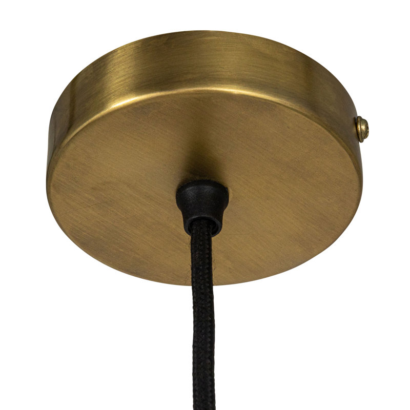 Luminaire suspendu en forme de cloche à 1 lumière Savelie