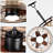 23in. Outdoor Ceiling Fan with Light and APP Control, Farmhouse Waterproof Plug In Smart Caged Ceiling Fan with Hook For Patios