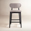 Tabouret de bar / de comptoir Alida Ena Lucia - siège en jute Harvest - structure Ebano-2043193070-2043193056