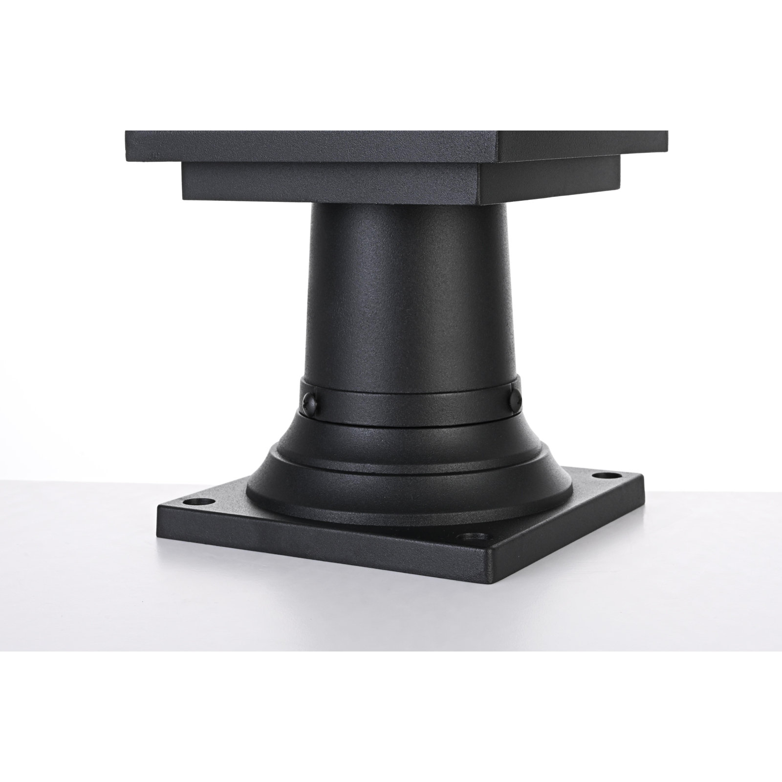 6" Iron Outdoor Post Light