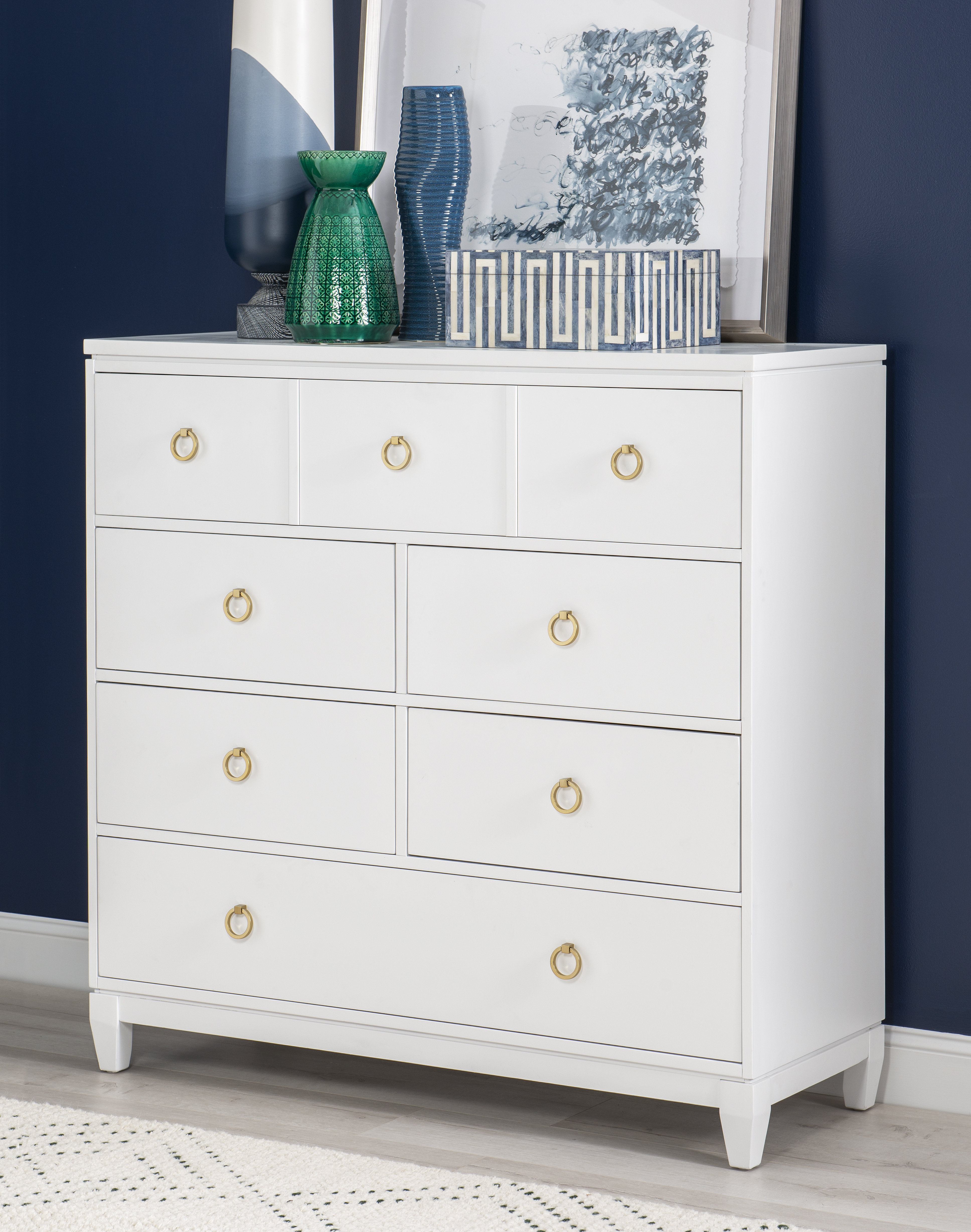 Lark Manor Alennah 8 Drawer 18" W Solid Wood Dresser & Reviews | Wayfair