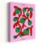 Tomate verte, art mural rose-2127545892