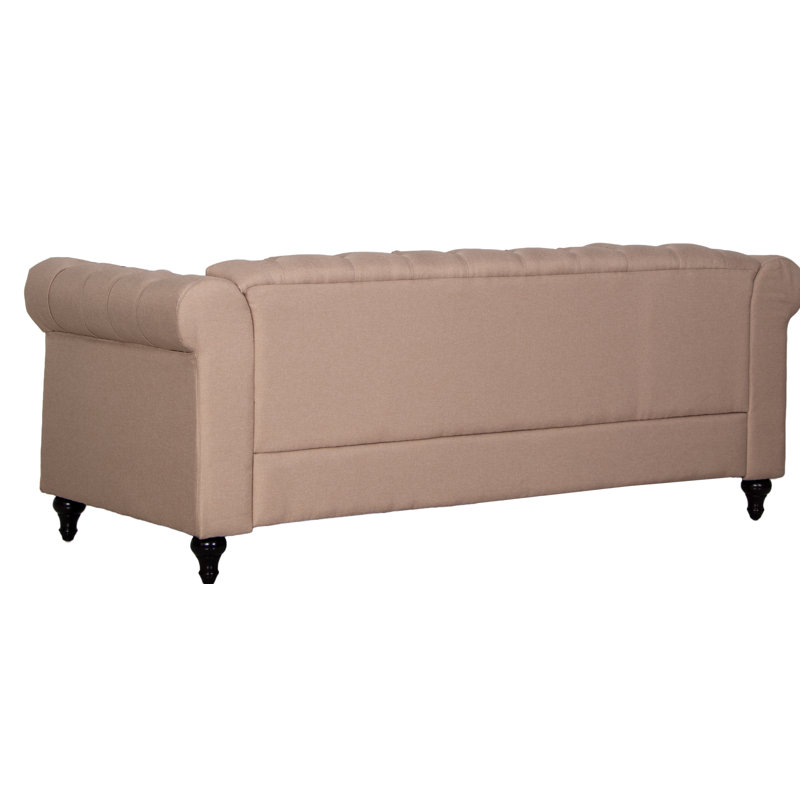 Migdalia Upholstered 81'' Sofa, Beige